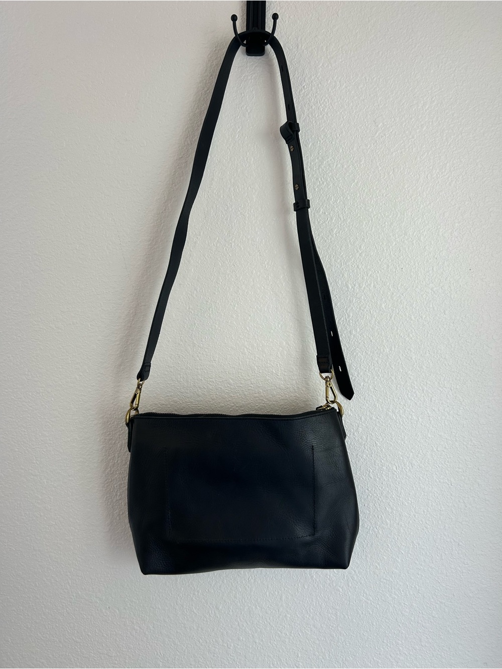 Madewell Black Leather - The Transport Shoulder Crossbody Bag - Picture 4 of 8